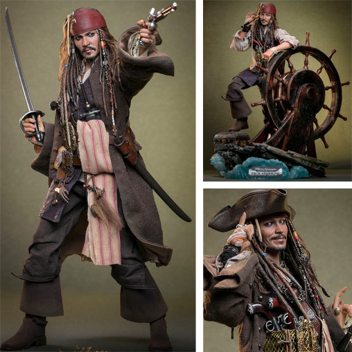 Pirates of the Caribbean - Dead Men Tell No Tales: Jack Sparrow - Deluxe, 1/6 Figur