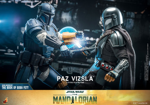 Star Wars - The Mandalorian: Paz Vizsla, 1/6 Figur ... https://spaceart.de/produkte/sw189-paz-vizsla-figur-hot-toys.php