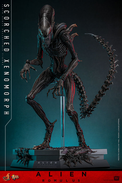 Alien - Romulus: Scorched Xenomorph, 1/6 Figur von Hot Toys