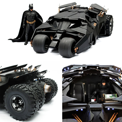 Batman - The Dark Knight: Batmobile - Black Tumbler, Fertig-Modell
