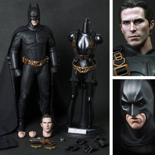 Batman Begins: Batman / Bruce Wayne - Batsuit Begins Version, 1/6 Figur