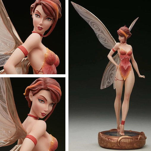 J. Scott Campbell Fairytale Fantasies Collection: Tinkerbell - Fall Variant, Statue