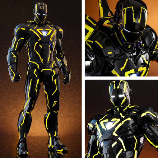 Iron Man 2: Neon Tech Iron Man 2.0 - DieCast, Typ: 1/6 Figur