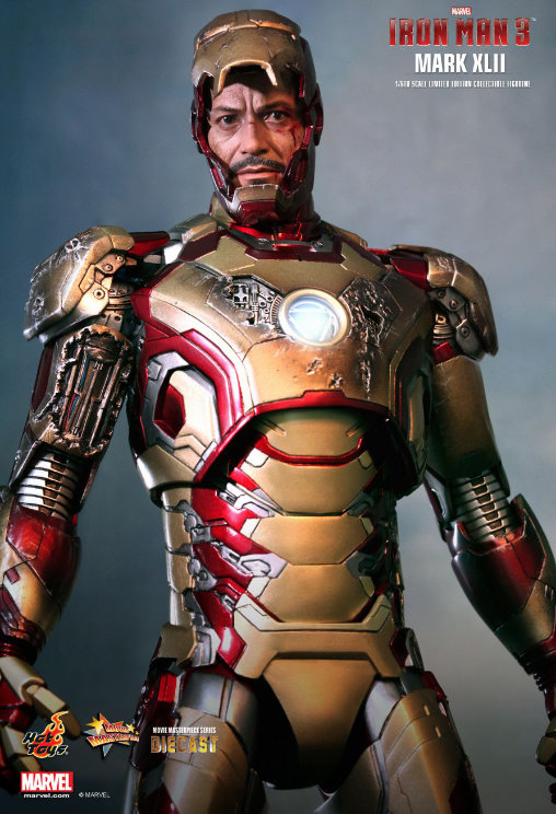 Iron Man 3: Iron Man Mark XLII - DieCast, 1/6 Figur ... https://spaceart.de/produkte/irm015-iron-man-mark-xlii-diecast-figur-metall-hot-toys-mms197d02-902031-4897011175102-spaceart.php