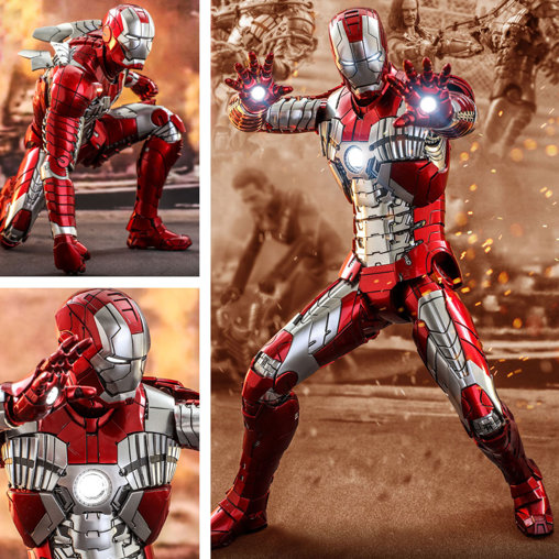 Iron Man 2: Iron Man Mark V - DieCast, Typ: 1/6 Figur