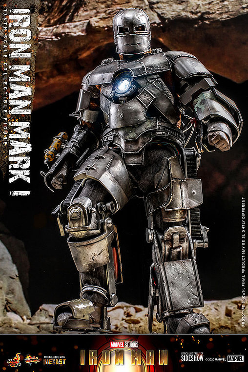 Iron Man 1: Iron Man Mark I, 1/6 Figur ... https://spaceart.de/produkte/irm027-iron-man-mark-i-figur-hot-toys.php