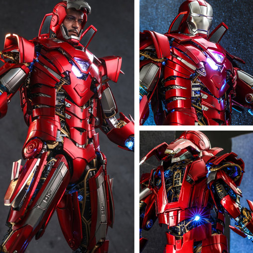 Iron Man 3: Silver Centurion - Armor Suit Up Version, Typ: 1/6 Figur