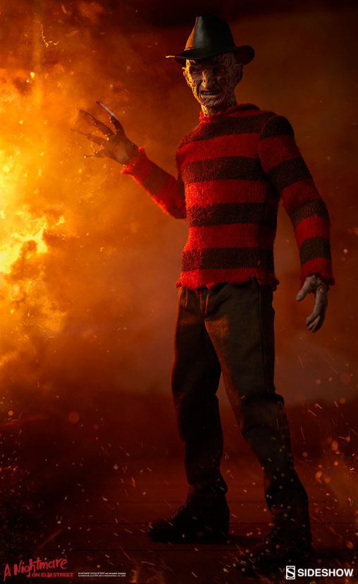Nightmare on Elm Street 3: Freddy Krueger, 1/6 Figur ... https://spaceart.de/produkte/nes002-freddy-krueger-figur-sideshow-nightmare-on-elm-street-3-100359-747720231184-spaceart.php