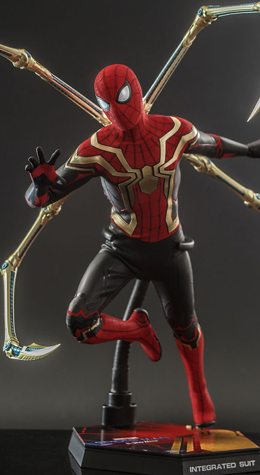 Spider-Man - No Way Home: Spider-Man - Integrated Suit, 1/6 Figur ... https://spaceart.de/produkte/spm014-spider-man-integrated-suit-figur-hot-toys-no-way-home-mms623-909812-4895228609991-spaceart.php
