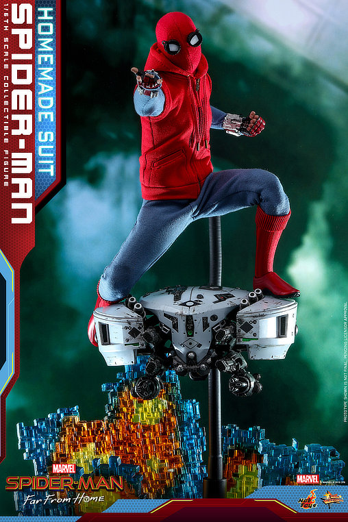 Spider-Man - Far From Home: Spider-Man - Homemade Suit, 1/6 Figur ... https://spaceart.de/produkte/spm021-spider-man-far-from-home-homemade-suit-figur-hot-toys-mms552-905176-4895228602640-spaceart.php