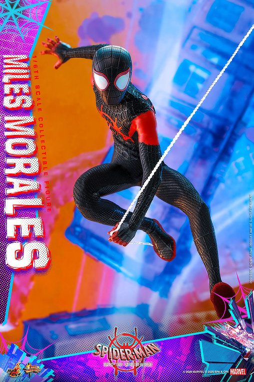 Spider-Man - Into the Spider-Verse: Miles Morales, 1/6 Figur ... https://spaceart.de/produkte/spm028-spider-man-into-the-spider-verse-miles-morales-figur-hot-toys-mms567-906026-4895228604668-spaceart.php