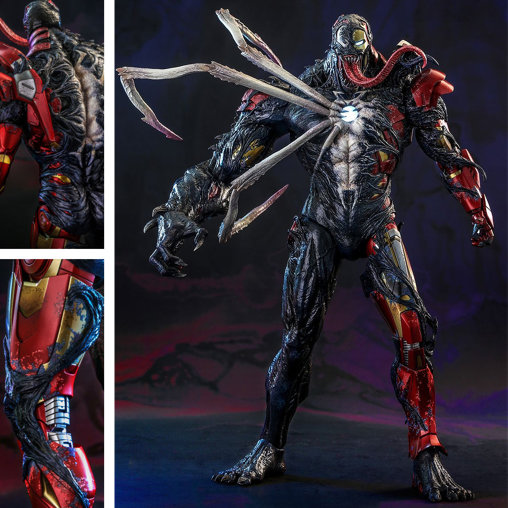 Spider-Man - Maximum Venom: Venomized Iron Man, 1/6 Figur