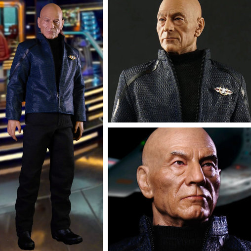 Star Trek - Picard: Admiral Jean-Luc Picard, 1/6 Figur