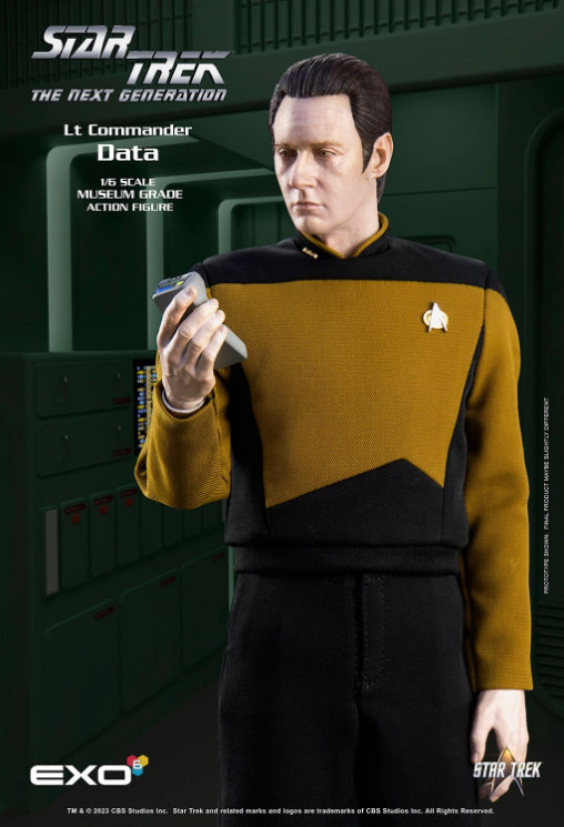 Star Trek - The Next Generation: Commander Data - Standard Version, 1/6 Figur ... https://spaceart.de/produkte/st032-commander-data-figur-exo-6.php