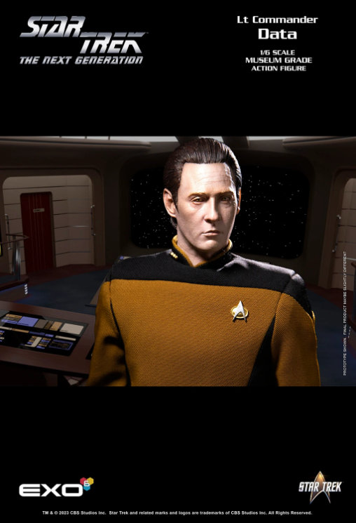 Star Trek - The Next Generation: Commander Data - Standard Version, 1/6 Figur ... https://spaceart.de/produkte/st032-commander-data-figur-exo-6.php