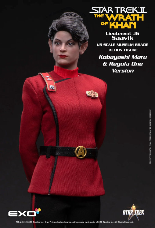 Star Trek - The Wrath of Khan: Lt. Saavik Regula - One Version, 1/6 Figur ... https://spaceart.de/produkte/st033-star-trek-saavik-regula-figur-exo-6.php