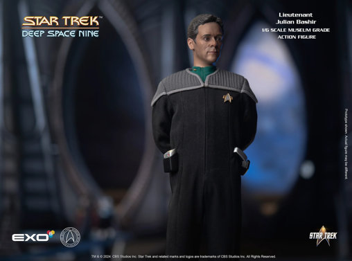 Star Trek - Deep Space Nine: Chief Medical Officer Lt Julian Bashir , 1/6 Figur ... https://spaceart.de/produkte/st037-julien-bashir-figur-exo6.php