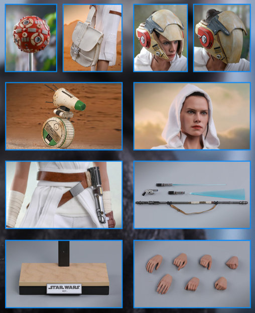 Star Wars - Episode IX - The Rise of Skywalker: Rey und D-O, 1/6 Figur ... https://spaceart.de/produkte/sw023-rey-and-d-o-star-wars-the-rise-of-skywalker-figur-hot-toys-mms559-905520-4895228603036-spaceart.php