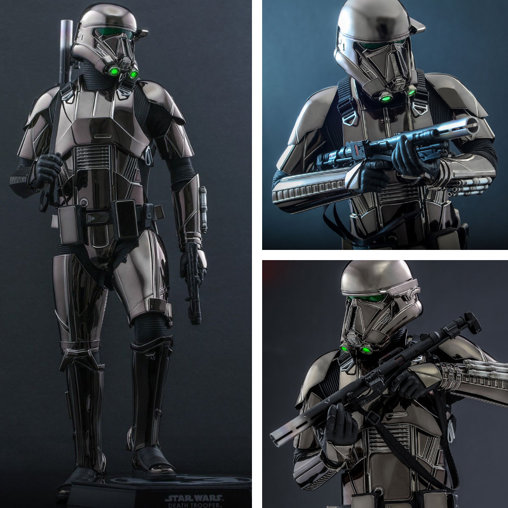 Star Wars - Rogue One: Death Trooper - Black Chrome, 1/6 Figur