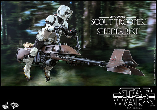 Star Wars - Episode VI - Return of the Jedi: Speeder Bike und Scout Trooper, 1/6 Figur ... https://spaceart.de/produkte/sw123-speeder-bike-and-scout-trooper-star-wars-figur-hot-toys-mms612-908855-4895228609229-spaceart.php
