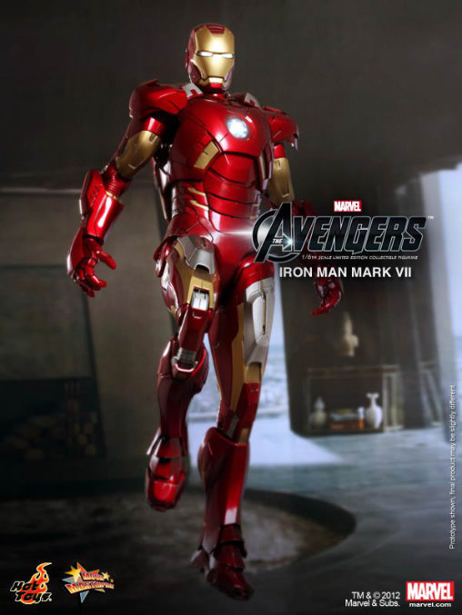 The Avengers: Iron Man Mark VII, 1/6 Figur von Hot Toys
