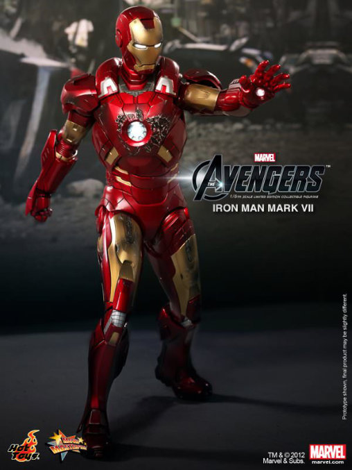 The Avengers: Iron Man Mark VII, 1/6 Figur von Hot Toys