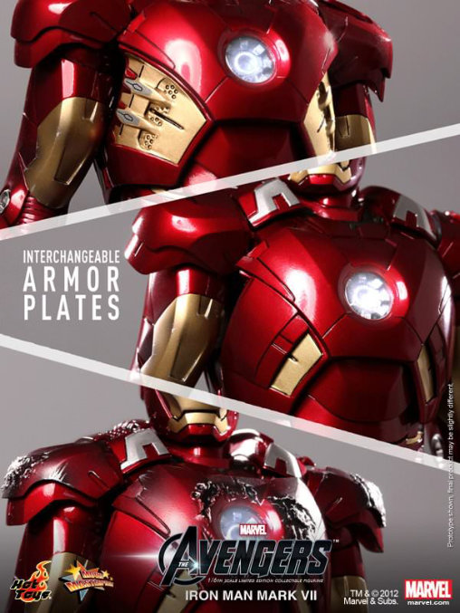 The Avengers: Iron Man Mark VII, 1/6 Figur von Hot Toys