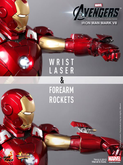 The Avengers: Iron Man Mark VII, 1/6 Figur von Hot Toys