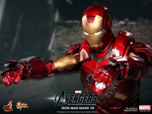 The Avengers: Iron Man Mark VII, 1/6 Figur von Hot Toys