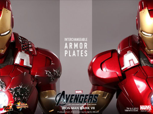The Avengers: Iron Man Mark VII, 1/6 Figur von Hot Toys