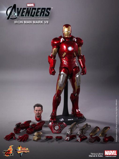 The Avengers: Iron Man Mark VII, 1/6 Figur von Hot Toys