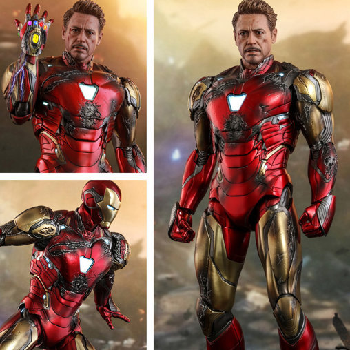 The Avengers - Endgame: Iron Man Mark LXXXV - Battle Damaged, 1/6 Figur