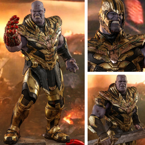 The Avengers - Endgame: Thanos - Battle Damaged, 1/6 Figur