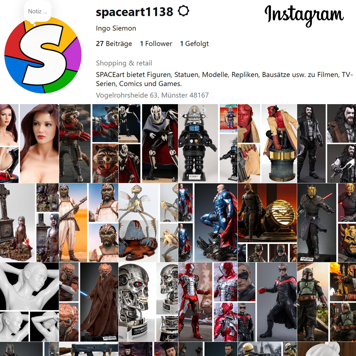 SPACEart auf Instagram