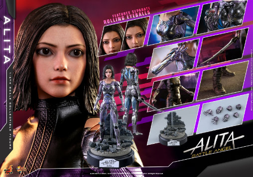 Alita - Battle Angel: Alita, 1/6 Figur von Hot Toys