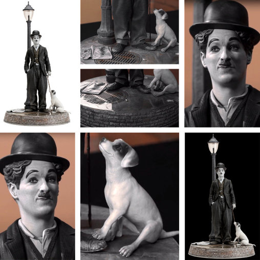 A Dogs Life: Charlie Chaplin, Statue