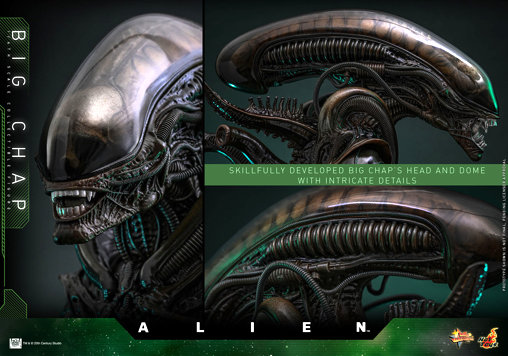 Alien 1: Big Chap Xenomorph, 1/6 Figur von Hot Toys