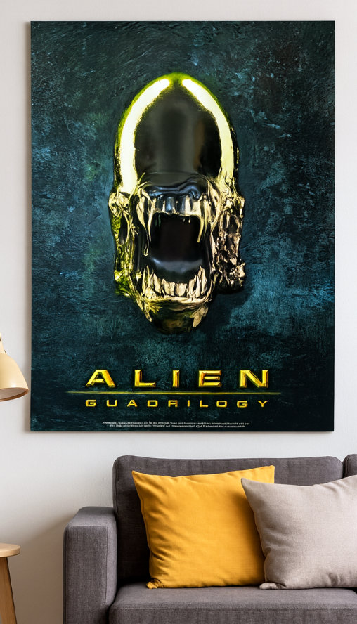 Alien Quadrilogy: 3D Wallplaque, 3D Wallplaque von Fox