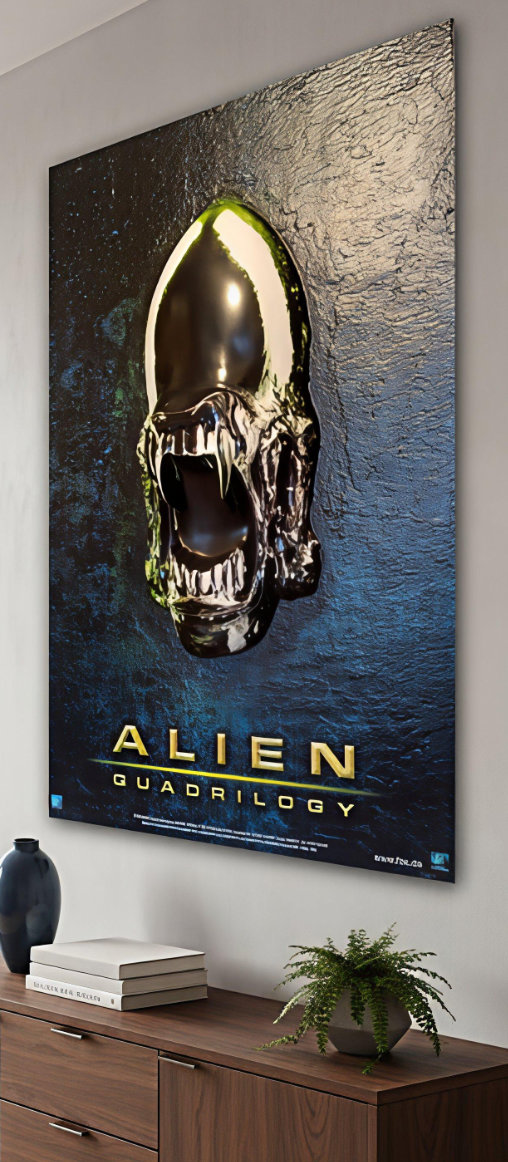 Alien Quadrilogy: 3D Wallplaque, 3D Wallplaque von Fox