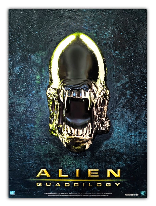 Alien Quadrilogy: 3D Wallplaque, 3D Wallplaque von Fox