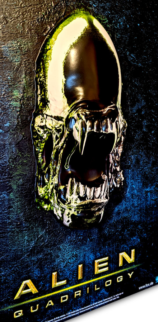 Alien Quadrilogy: 3D Wallplaque, 3D Wallplaque von Fox