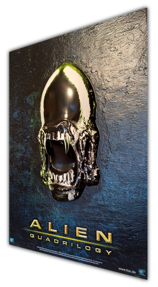 Alien Quadrilogy: 3D Wallplaque, 3D Wallplaque von Fox