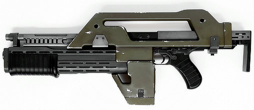 Aliens: M41A Pulse Rifle - High End Edition, Fertig-Modell ... https://spaceart.de/produkte/al120-aliens-m41a-pulse-rifle-high-end-edition-fertig-modell-life-size-spaceart.php