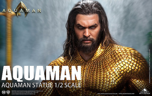 Aquaman: Arthur Curry - Aquaman, Statue ... https://spaceart.de/produkte/aqm002-aquaman-arthur-curry-statue-queen-studios.php
