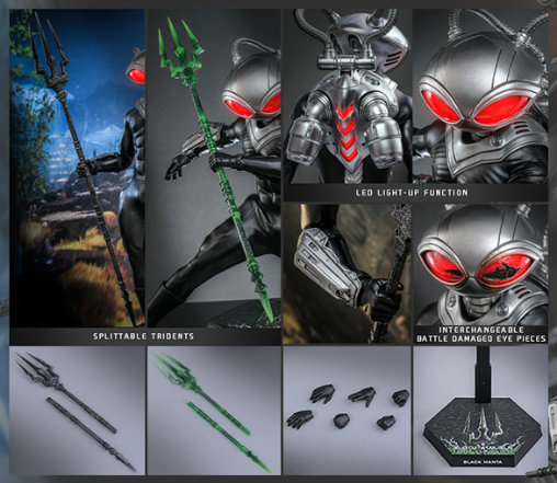 Aquaman - Lost Kingdom: Black Manta - David Kane, 1/6 Figur von Hot Toys