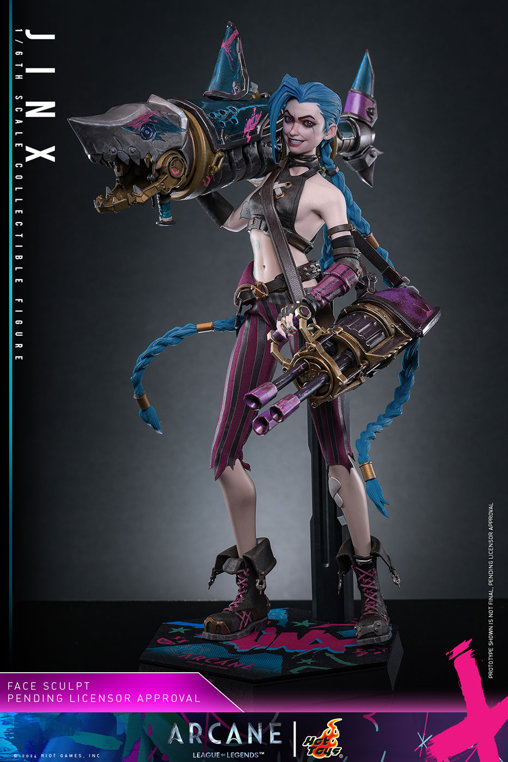 Arcane: Jinx, 1/6 Figur von Hot Toys