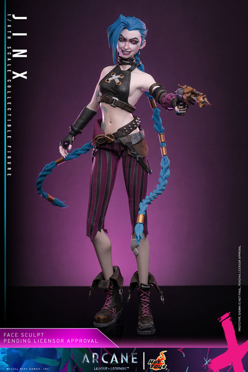 Arcane: Jinx, 1/6 Figur von Hot Toys