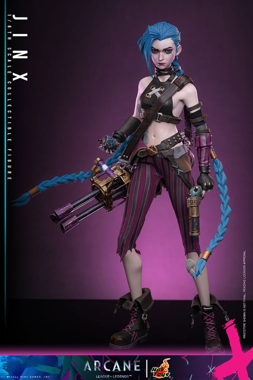 Arcane: Jinx, 1/6 Figur von Hot Toys