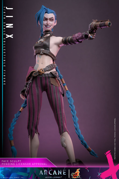 Arcane: Jinx, 1/6 Figur von Hot Toys