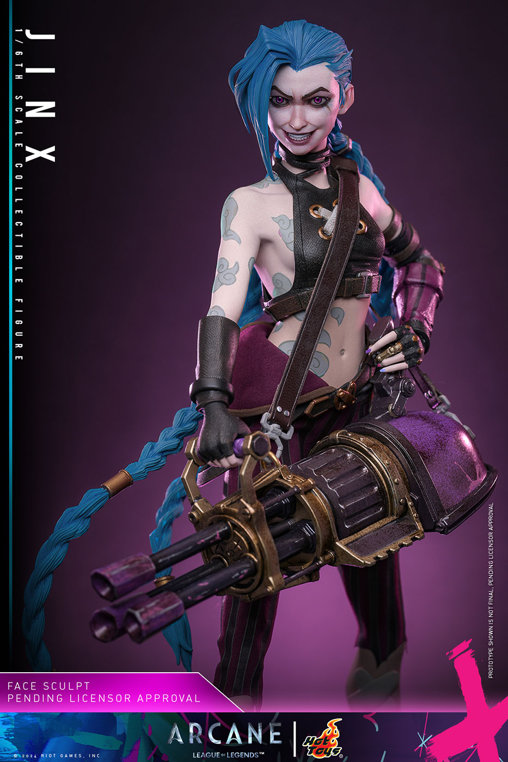 Arcane: Jinx, 1/6 Figur von Hot Toys
